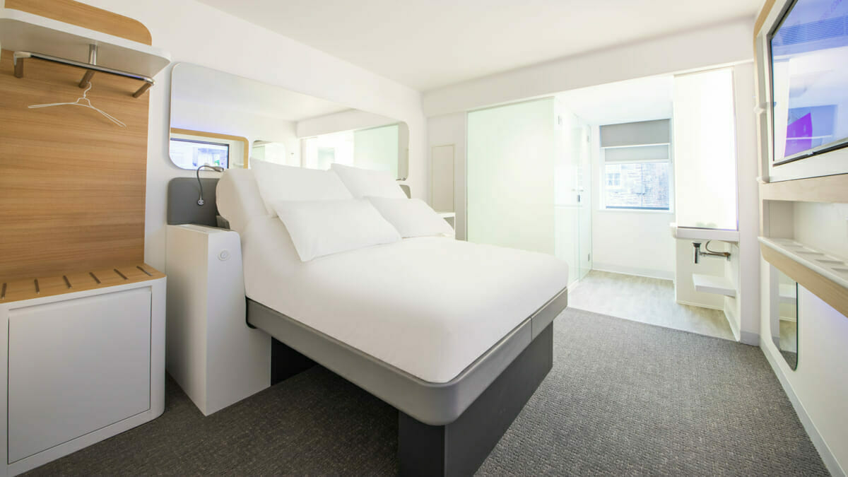 YOTEL hospitality interior photographed by John Need
